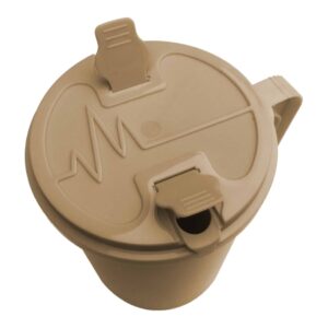 Drinking Mug Lid Ivory Reusable