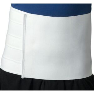 Abdominal Binder Premium One Size Fits Most Hook and Loop Closure 27 to 48 Inch Hip Circumference 10 Inch Height Adult