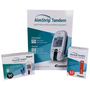 Lipid and Glucose Analyzer AimStrip Tandem CLIA Waived