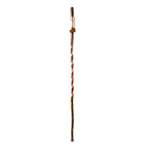 Walking Stick Brazos Twisted Wood 55 Inch Height Hickory
