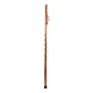 Walking Stick Brazos Twisted Traveler’s Stick Wood 55 Inch Height Red Oak