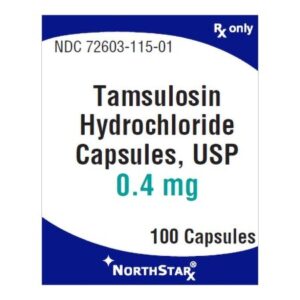 Tamsulosin HCl 0.4 mg Capsule 100 Capsules