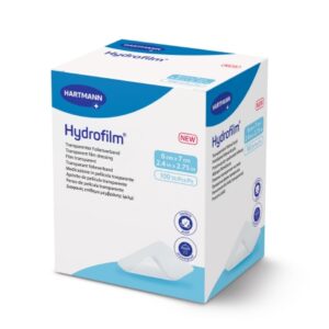 Transparent Film Dressing Hydrofilm 2 X 2-3/4 Inch 4 Tab Delivery Rectangle Sterile