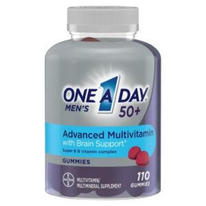 Multivitamin Supplement One A Day Men’s 50+ Gummy 110 per Bottle