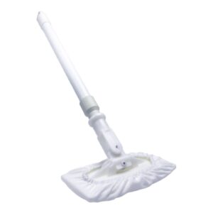 Cleanroom Mop Head / Cover Kit Texwipe Mini AlphaMop / Isolator Cleaning Tool Elastic Edge White Thermoplastic / Foam Reusable