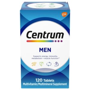 Multivitamin Supplement Centrum Men Tablet 120 per Bottle