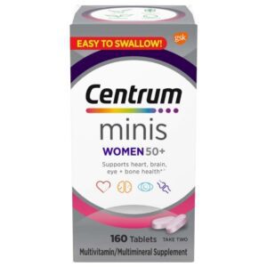 Multivitamin Supplement Centrum Women 50+ Tablet 160 per Bottle