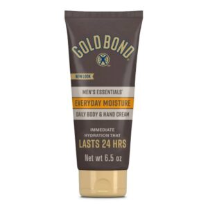 Hand and Body Moisturizer Gold Bond Men’s Essentials Everyday Moisture 6.5 oz. Tube Scented Cream