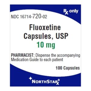 Fluoxetine HCl 10 mg Capsule 100 Capsules