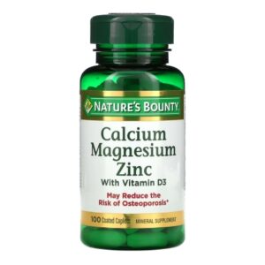 Vitamin Supplement Nature’s Bounty Calcium / Mag / Zinc Capsule 100 per Bottle