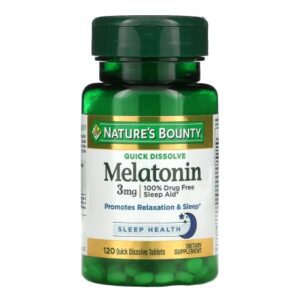Sleep Aid Nature’s Bounty 120 per Bottle Tablet 3 mg Strength