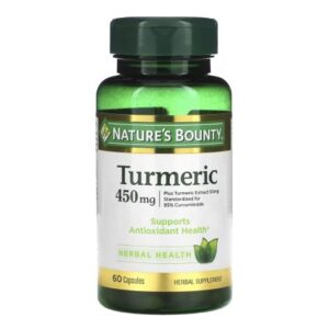 Herbal Supplement Nature’s Bounty Turmeric 450 mg Strength Capsule 60 per Bottle