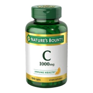 Vitamin C Supplement Nature’s Bounty 1,000 mg Strength Capsule 100 per Bottle