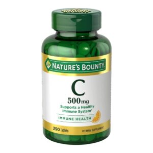 Vitamin C Supplement Nature’s Bounty 500 mg Strength Tablet 250 per Bottle