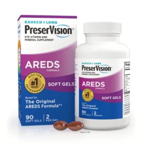 Vitamin Supplement PreserVision Areds Softgel 100 per Bottle