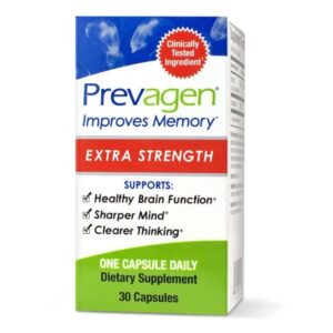 Brain Health Supplement Prevagen Extra Strength Vitamin D / Apoaequorin 50 mcg – 20 mg Strength Capsule 30 per Bottle