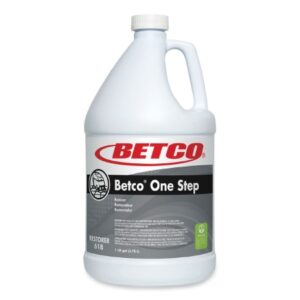 Floor Cleaner / Restorer Betco One Step Liquid 1 gal. Jug Lemon Scent Manual Pour