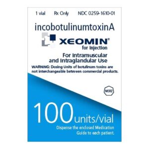 XEOMIN IncobotulinumtoxinA 100 Units Powder For Suspension