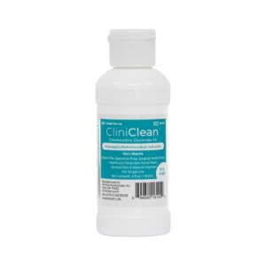 Antiseptic / Antimicrobial Skin Cleanser CliniClean  4 oz. Flip-Top Bottle 4% Strength CHG (Chlorhexidine Gluconate) NonSterile