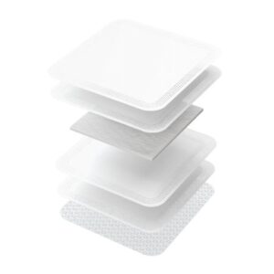 Super Absorbent Dressing Duramax S Silicone Adhesive 6 X 8 Inch Rectangle