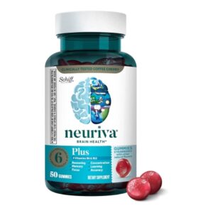 Brain Health Supplement neuriva Plus Coffee Fruit Extract (Coffea arabica) / Phosphatidylserine 200 mg – 100 mg Strength Gummy 50 per Bottle Strawberry Flavor