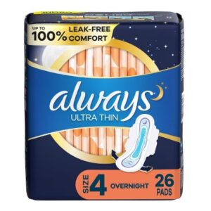 Feminine Pad Always Ultra Thin Overnight / With Wings Heavy Absorbency