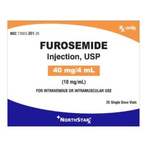 Furosemide 40 mg / 4 mL Injection 4 mL