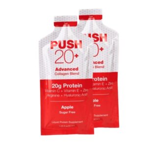 Oral Supplement PUSH 20+ Apple Flavor Liquid 1.25 oz. Individual Packet