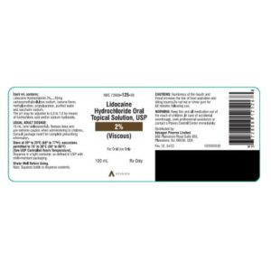 Lidocaine HCl 2% Solution 100 mL