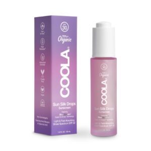 Sunscreen COOLA Silk Drops SPF 30 Liquid 1 oz. Bottle