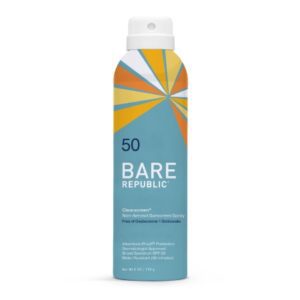 Sunscreen BARE RepublicClearscreen SPF 50 Liquid 6 oz. Aerosol Can