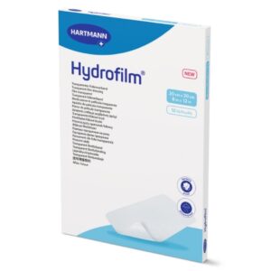 Transparent Film Dressing Hydrofilm 8 X 12 Inch 4 Tab Delivery Rectangle Sterile