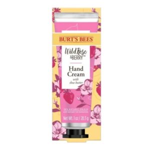 Hand Moisturizer Burt’s Bees Wild Rose and Berry 1 oz. Tube Floral Scent Cream
