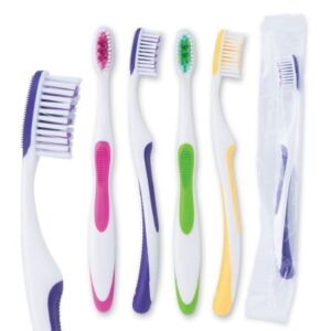 Toothbrush SmileCare  Yellow / Green / Blue  Adult Nylon