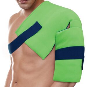 Cold Pack with Wrap Polar Ice Hip / Shoulder One Size Fits Most 2 X 10 X 10 Inch Fleece / Water Reusable