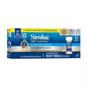 Infant Formula Similac 360 Total Care Unflavored 2 oz. Bottle Liquid Iron