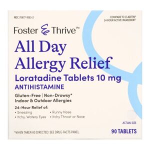 Allergy Relief Foster & Thrive 10 mg Strength Tablet 90 per Bottle