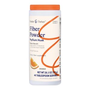 Fiber Supplement Foster & Thrive Orange Flavor Powder 20.3 oz. Psyllium Husk
