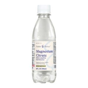 Laxative Foster & Thrive Lemon Flavor Liquid 10 oz. Magnesium Citrate