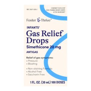 Infant Gas Relief Foster & Thrive 20 mg / 0.3 mL Strength Oral Drops 1 oz.