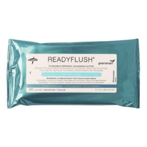 Flushable Personal Wipe ReadyFlush Soft Pack Unscented 24 Count