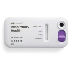 Respiratory Test Kit Visby Medical COVID-19 / Influenza A + B 20 Tests CLIA Waived