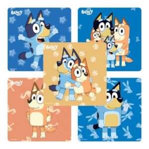 SmileMakers 100 per Box Bluey Sticker 2-1/2 Inch