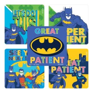 SmileMakers 100 per Box Batman Super Patient Sticker 2-1/2 Inch