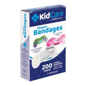 Adhesive Strip KidCare 3/4 X 1 Inch Plastic Rectangle Kid Design (Game Controller) Sterile