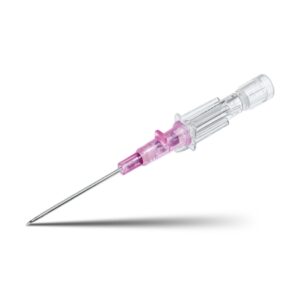 Peripheral IV Catheter Introcan Safety2 20 Gauge 1 Inch Polyurethane Straight Hub Blood Control Passive Safety