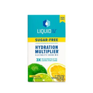 Oral Electrolyte Solution Liquid I.V. Hydration Multiplier Sugar-Free Lemon Lime Flavor 0.45 oz.
