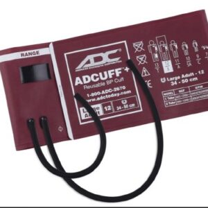 Reusable Blood Pressure Cuff ADC 34 to 50 cm Arm Nylon Cuff Large Adult Cuff