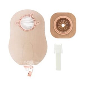 Urostomy Pouch New Image Two-Piece System Flat, Trim To Fit Up to 1-3/4 Inch Stoma Drainable