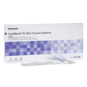Skin Closure System McKesson LiquiBand XL 2.7 mL Liquid Precision and Dome Applicator Tip 2-Octyl Cyanoacrylate